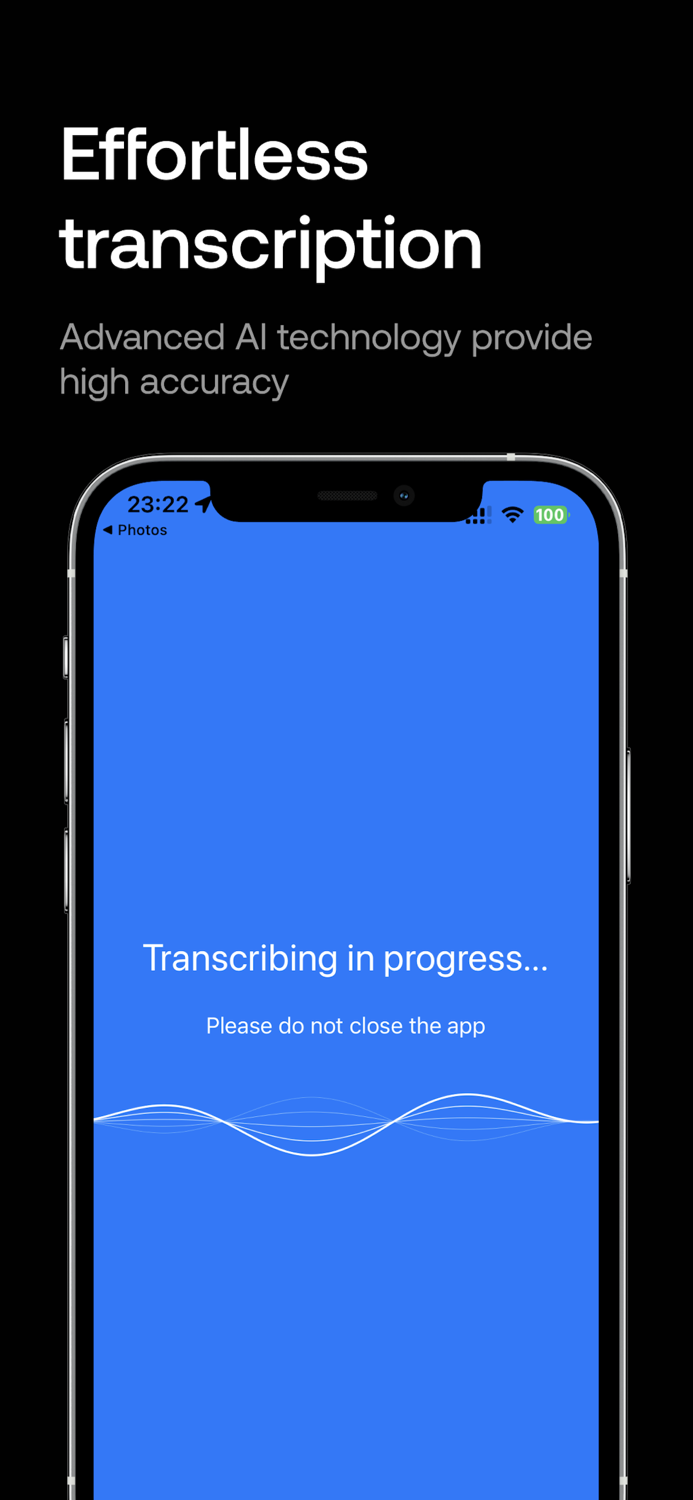 Transcribe voice to text - Pro