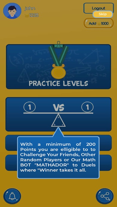 Live Math Competition & League Screenshot
