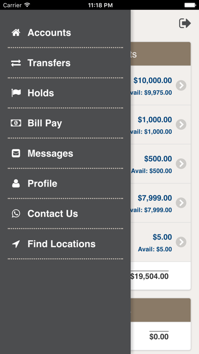 WinSouth Credit Union Screenshot