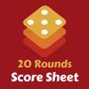 20 Rounds Score Sheet icon