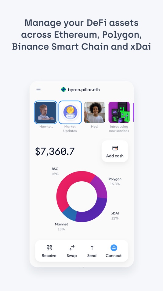 #1. Pillar Wallet. CrossChain DeFi (iOS) 由: Pillar Project