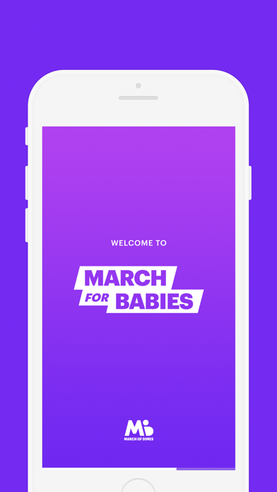 March for Babies for iPhone Screenshot