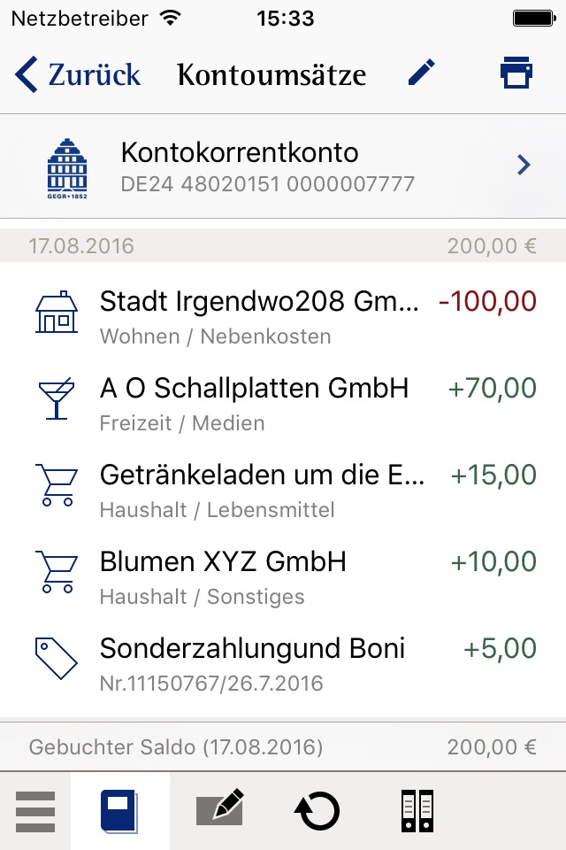 Hauck Aufhäuser Lampe e-cash screenshot 3