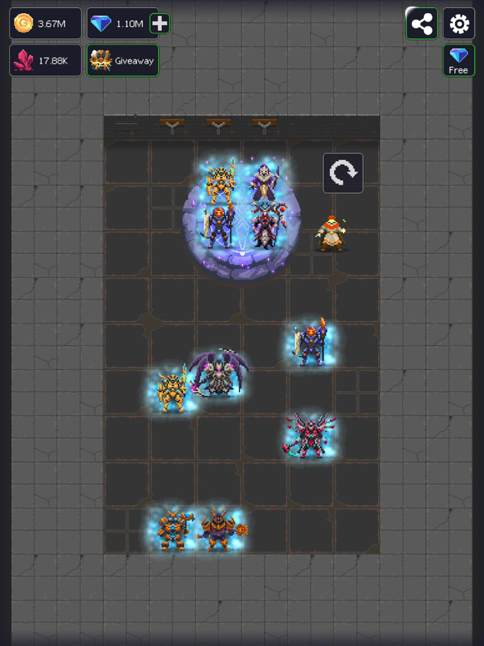 Dunidle 8 Bit Idle RPG Games