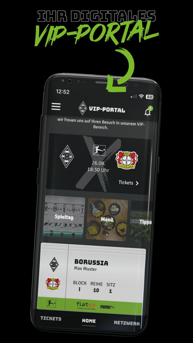 Borussia VIP-PORTAL Screenshot