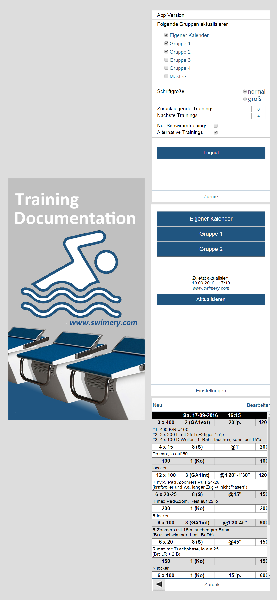 swimery Training screenshot 2