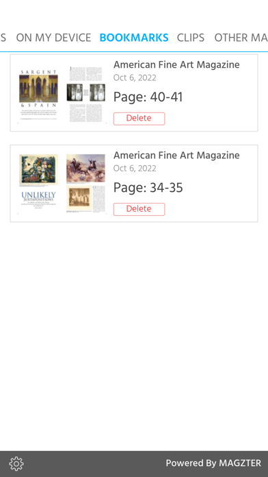 American Fine Art Magazine Screenshot
