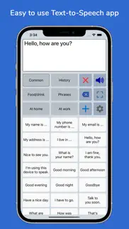 speech assistant aac iphone screenshot 1