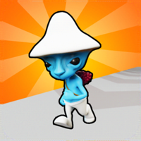 Smurf Cat Rush Mushroom