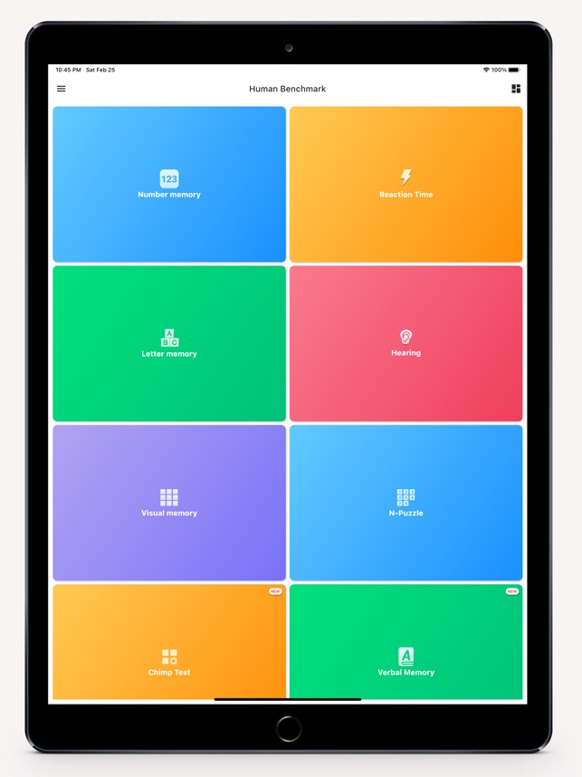 Human Benchmarks - Brain Test on the App Store