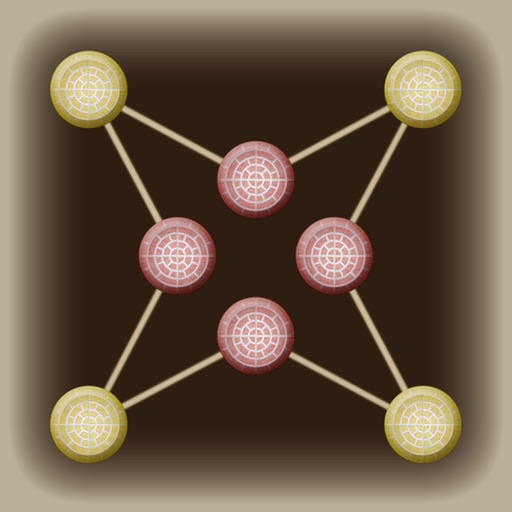 Connection Lines. Color Disks