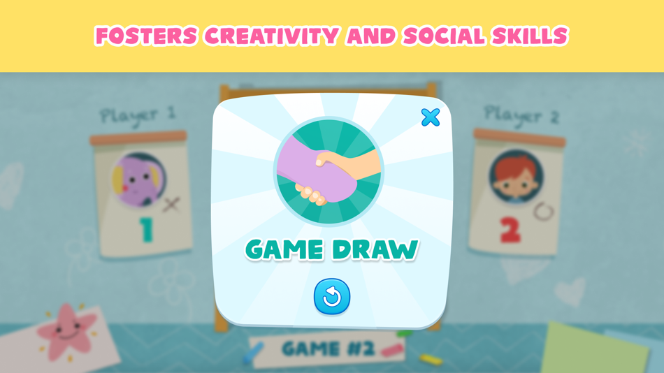 #7. Tic Tac Toe 2 player XO (iOS) Podle: Kids Academy Co apps: Preschool & Kindergarten Learning Kids Games, Educational Books, Free Songs