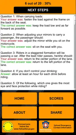 Game screenshot PA Motorcycle Practice Test hack