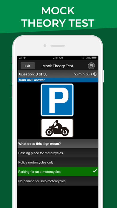 Screenshot #2 pour Motorcycle Theory Test UK 2023