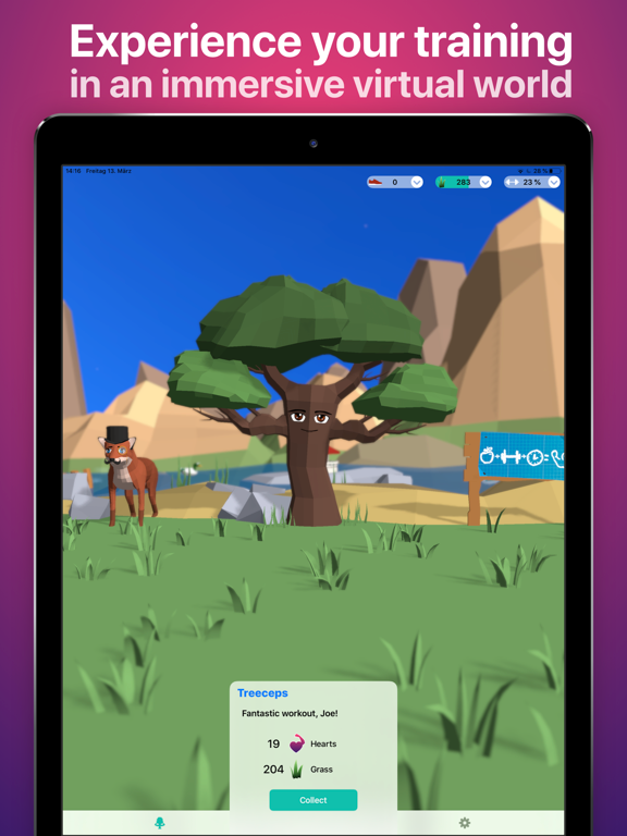Treeceps: Fitness Workout Game iPad screenshot 5 - Health & Fitness app