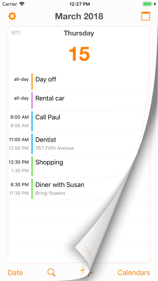 #1. Page Calendar (iOS) 由: Norman Godwin