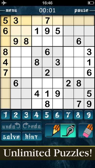 Sudoku Magic Lite Puzzle Game screenshot 2