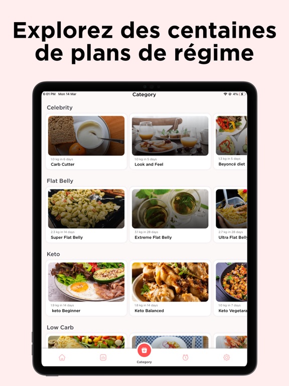 Screenshot #4 pour Diet Plan: App de perte poids