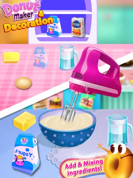 Sweet Donut Maker Cooking game