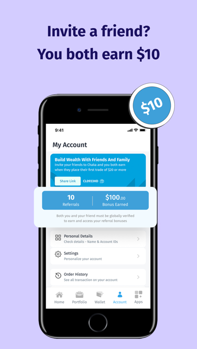 Chaka- Invest & Trade Globally Screenshot