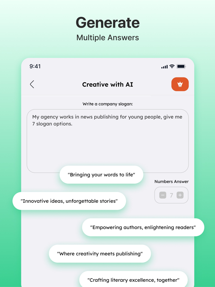 AI Writer Chatbot Assistant