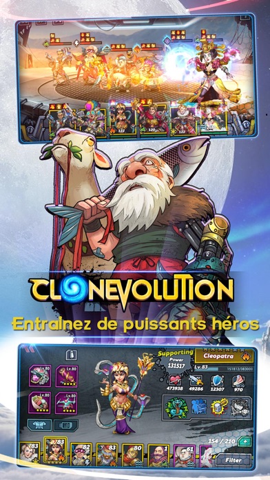 Screenshot #3 pour Clone Evolution: RPG Battle