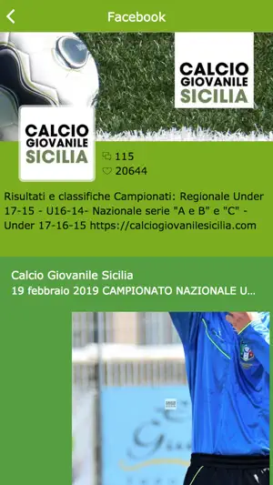 Calcio Giovanile Sicilia screenshot 3