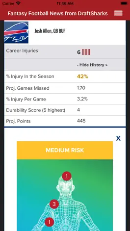 Game screenshot Draft Sharks Fantasy Football hack