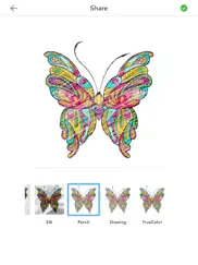 livre de coloriage papillon iPad Captures Décran 2
