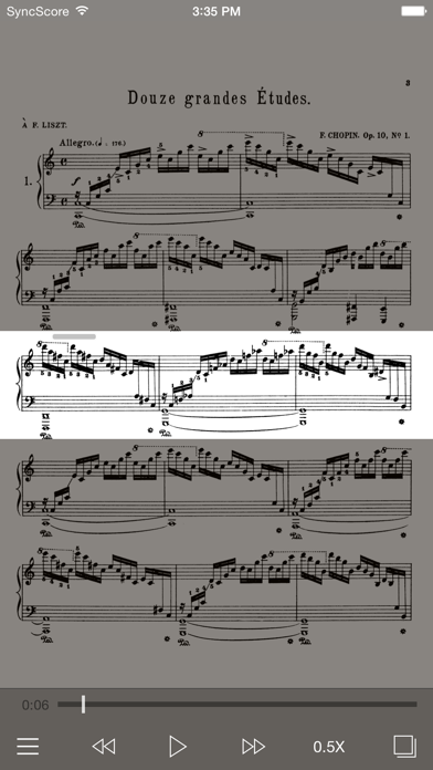 Screenshot #1 pour Chopin Études - SyncScore