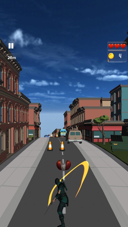 Ninja Run:Fruit Cutter 3d Game screenshot-3