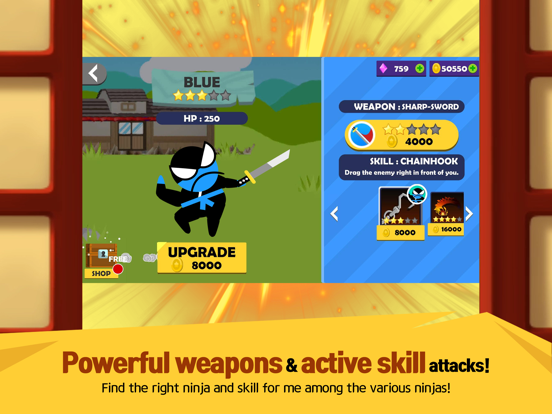 Jumping Ninja Battle - 2Player