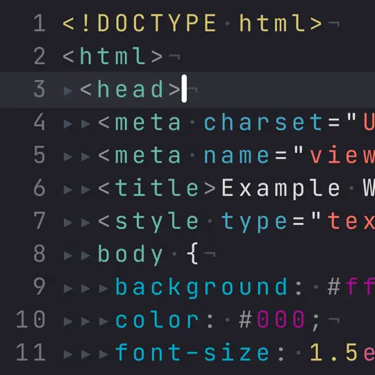 Capture d'écran de Runestone Text Editor sur iPhone 7