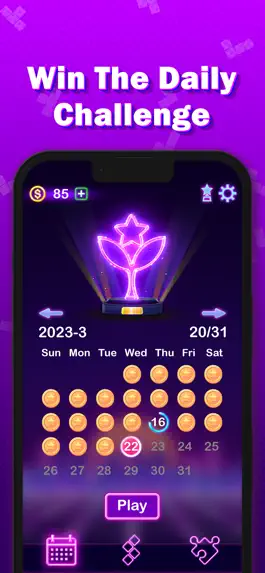 Game screenshot Glow Block Puzzle - 8x8 neon apk