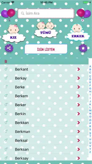 Bebek İsimleri screenshot 4