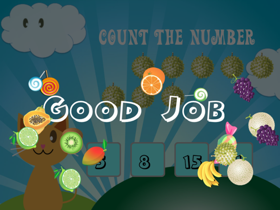 QCat - Fruit 7 in 1 Games iPad app afbeelding 4