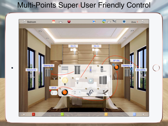 HOS Smart Home Operator Live iPad screenshot 9 - Lifestyle app