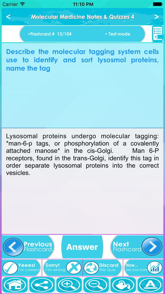 #4. Molecular Medicine Exam Review (iOS) By: Tourkia CHIHI