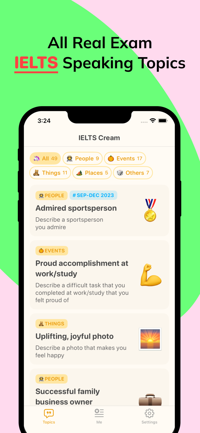 IELTS Cream：Speaking Assistant