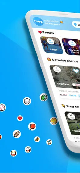 Game screenshot Toog : bons plans loisirs apk
