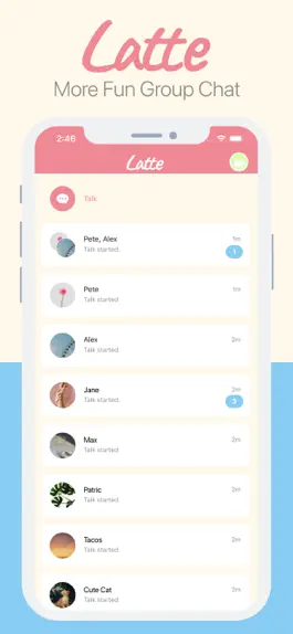 Game screenshot Latte - Group Chat mod apk