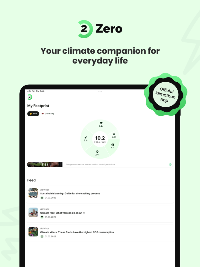 2zero - The CO2 calculator