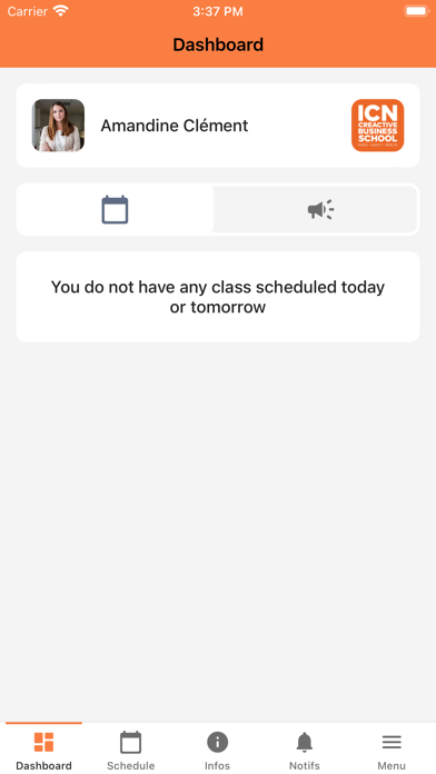 ICN Student Screenshot