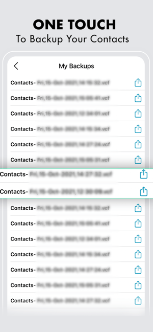 ‎Contacts Backup & Transfer Screenshot