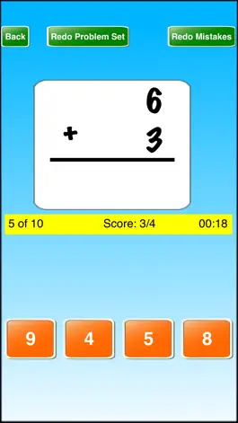 Game screenshot Ace Math Flash Cards School apk
