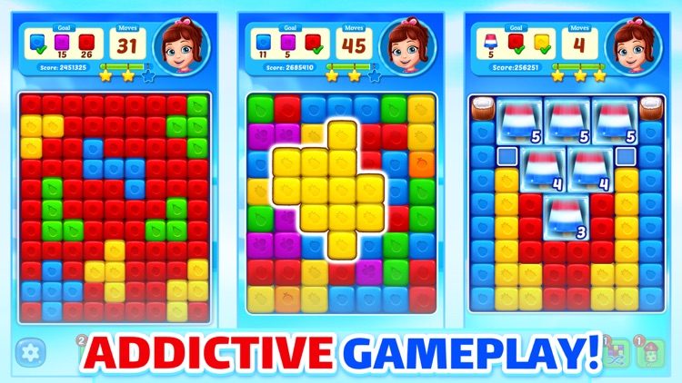 Fruit Cube Blast: Match 3 Game screenshot-4