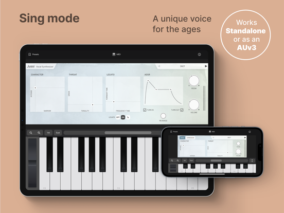 Screenshot #1 for Jussi - Vocal Synthesizer