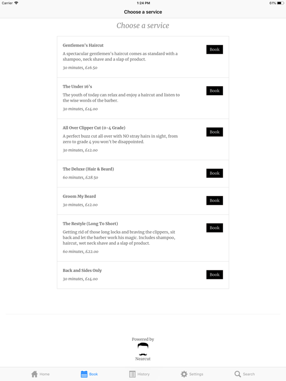 Nearcut iPad screenshot 4 - Lifestyle app