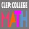 CLEP COLLEGE MATHEMATICS app is a developmental practice questions text for all students who are getting ready for all test