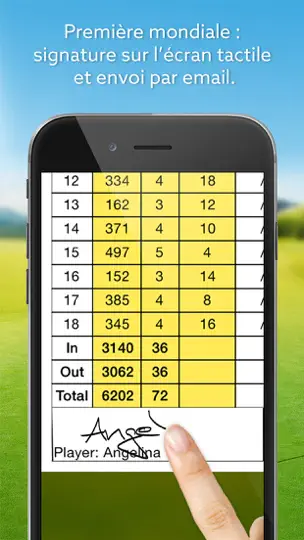Capture d'écran de Expert Golf – Carte De Score sur iPhone 4